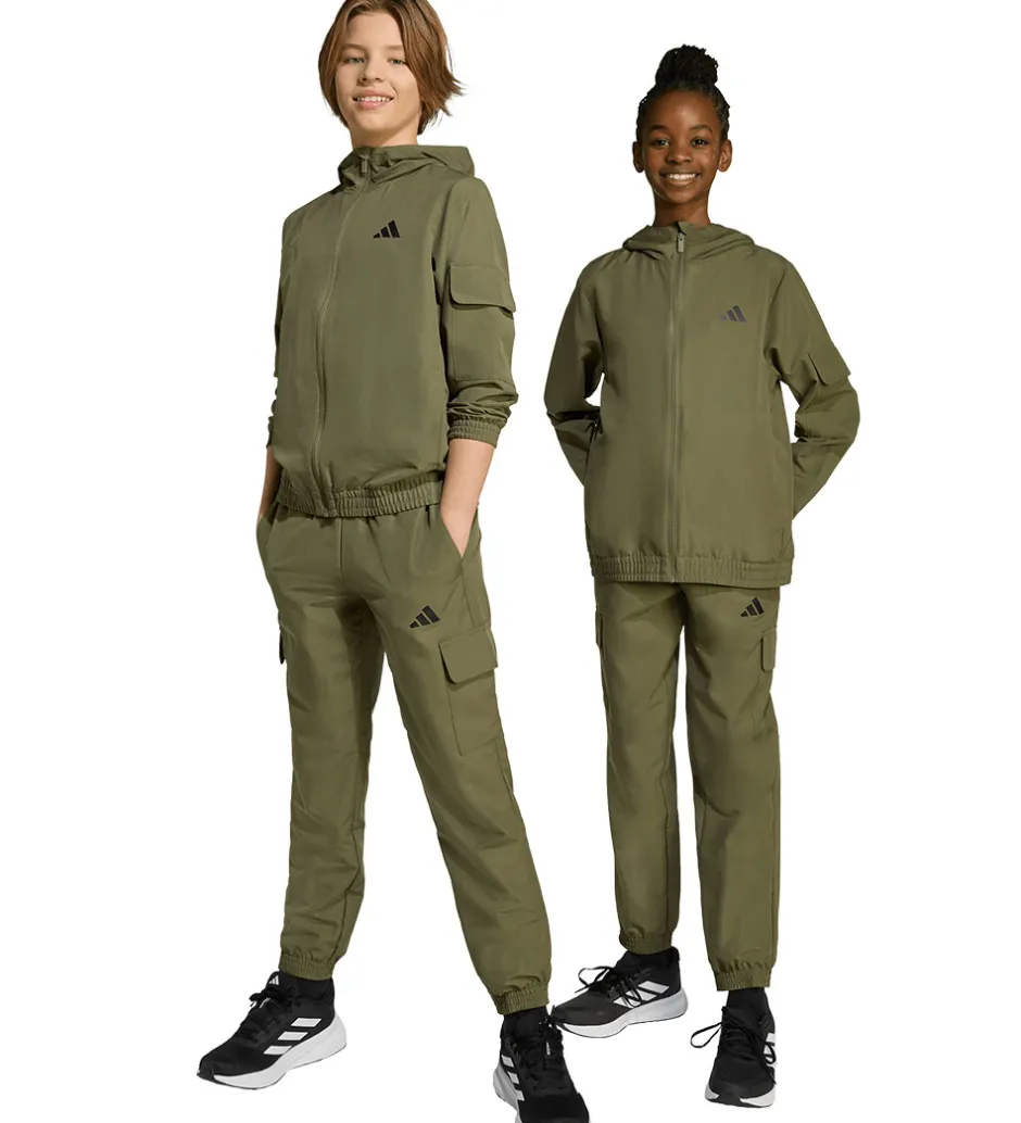 Træningssæt|Træning Og Gymnastik*adidas Performance Træningssæt - Olive Strata/Hvid
