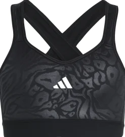 adidas Performance Træningstop - Sort m. Hvid