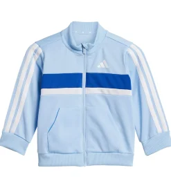adidas Performance Træningssæt - I 3S Tib TS - Globlu/White/Royb