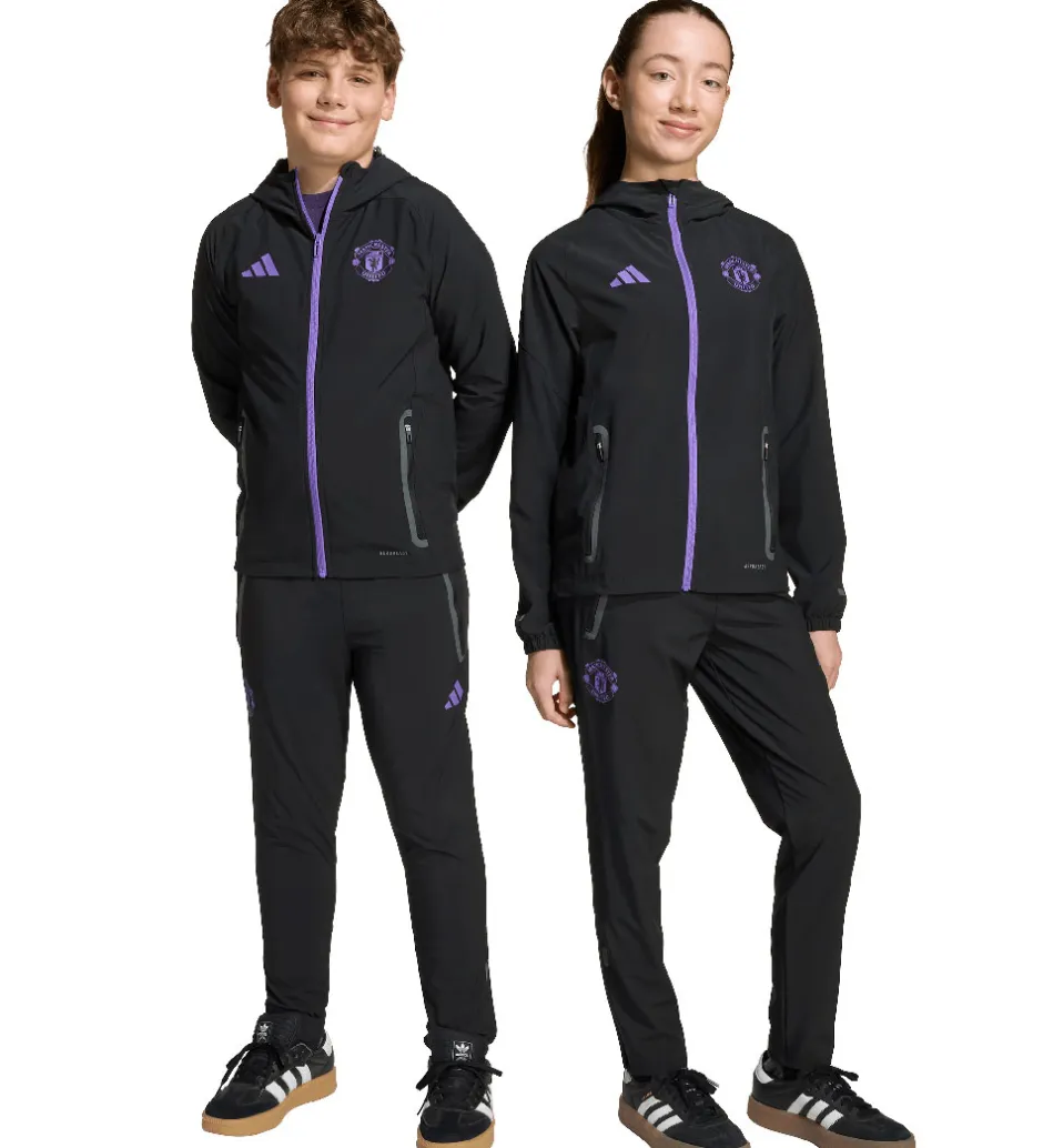 Børn adidas Performance Træningsbukser - MUFC C VT P Y - Sort/Purrus