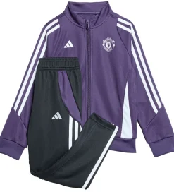 Træningssæt*adidas Performance Træningssæt - MUFC TK SUIT I - Aurplu/Sort