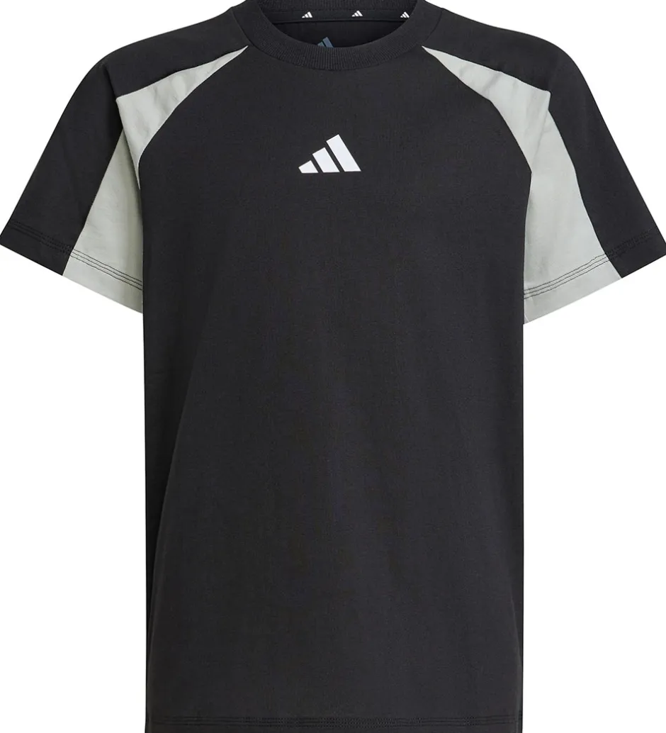 T-Shirts Og Toppe*adidas Performance T-shirt - J CB T - Sort m. Logo