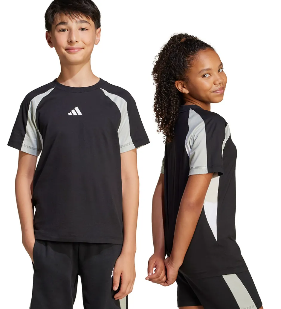 T-Shirts Og Toppe*adidas Performance T-shirt - J CB T - Sort m. Logo