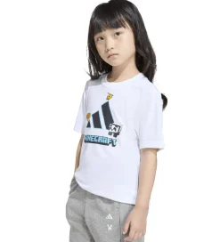 Børn adidas Performance T-shirt - Minecraft - Hvid