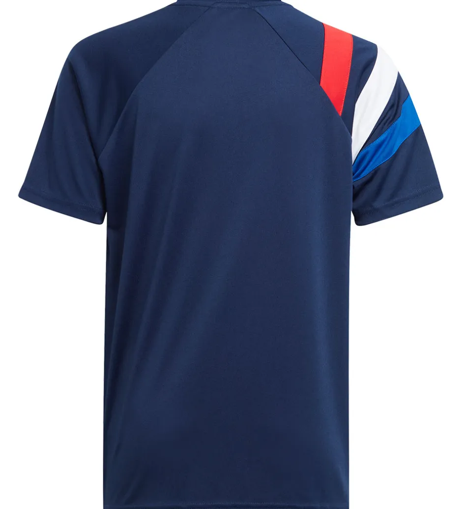 T-Shirts Og Toppe*adidas Performance T-Shirt - Fortore 23 - Blå m. Rød/Hvid