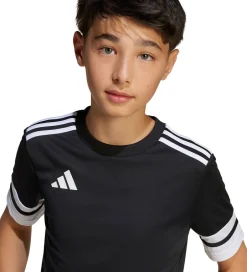 T-Shirts Og Toppe*adidas Performance T-shirt - SQUA25 JSY Y - Sort/Hvid