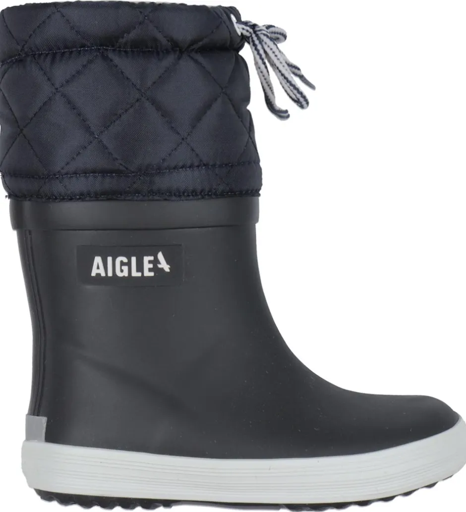 Termostøvler*Aigle Termostøvler - Giboulee 2 - Navy/Hvid