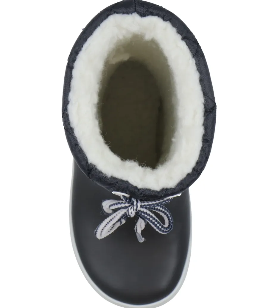 Termostøvler*Aigle Termostøvler - Giboulee 2 - Navy/Hvid
