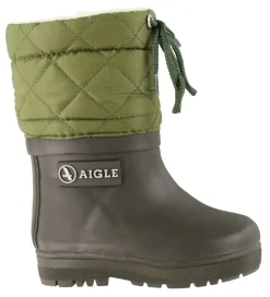 Termostøvler*Aigle Termostøvler - Woody Warm - Kaki