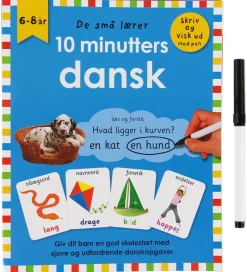 Læringsbøger*Alvilda Aktivitetsbog - Skriv og Visk ud - 10 Minutters Dan - Da