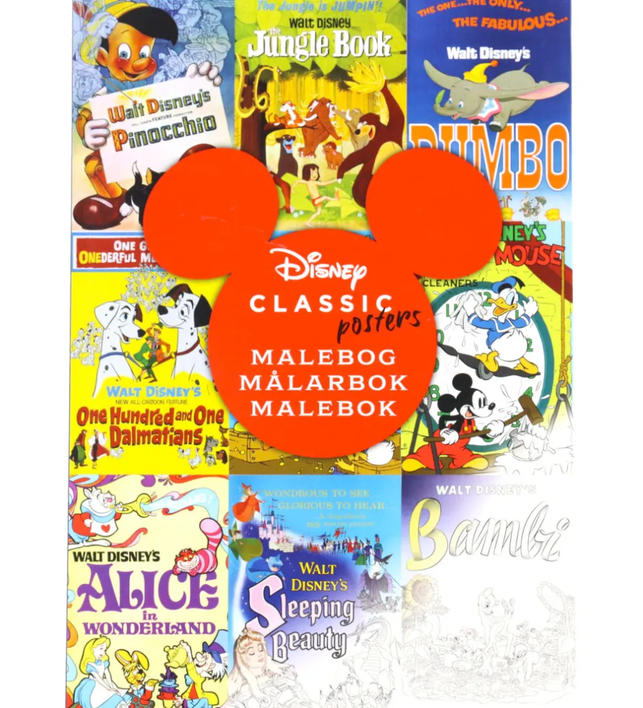 Malebog|Kreativ Leg*Alvilda Malebog - Disney Classic - Plakater - DA