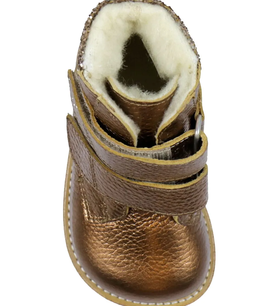 Begyndersko*Angulus Begynderstøvler m. For - Tex - Bronze Shine/Clay Glitter