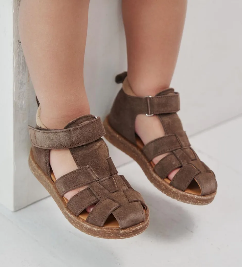 Angulus Sandaler - Begynder - dark Taupe/Camel