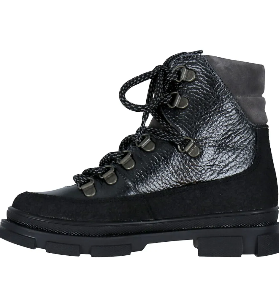 Støvler*Angulus Støvler - Tex - Black Shine/Dark Grey
