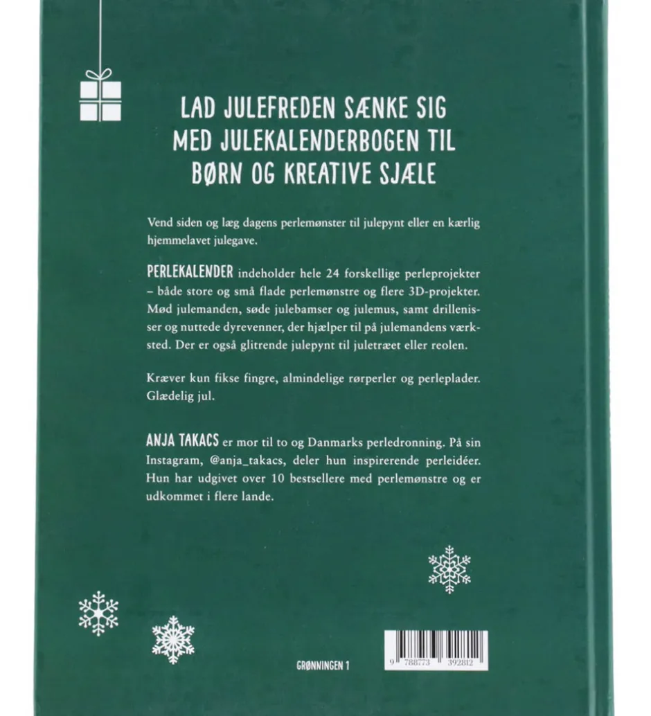Bøger|Julekalender*Anja Takacs Bog - Perlekalender - 24 Perleprojekter - Dansk