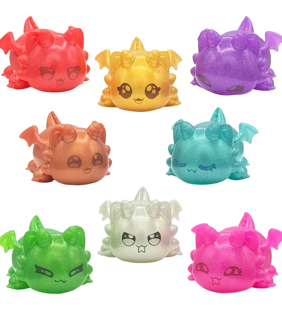 Figurer*Aphmau Legetøj - Mystery Squishy Dragons S4