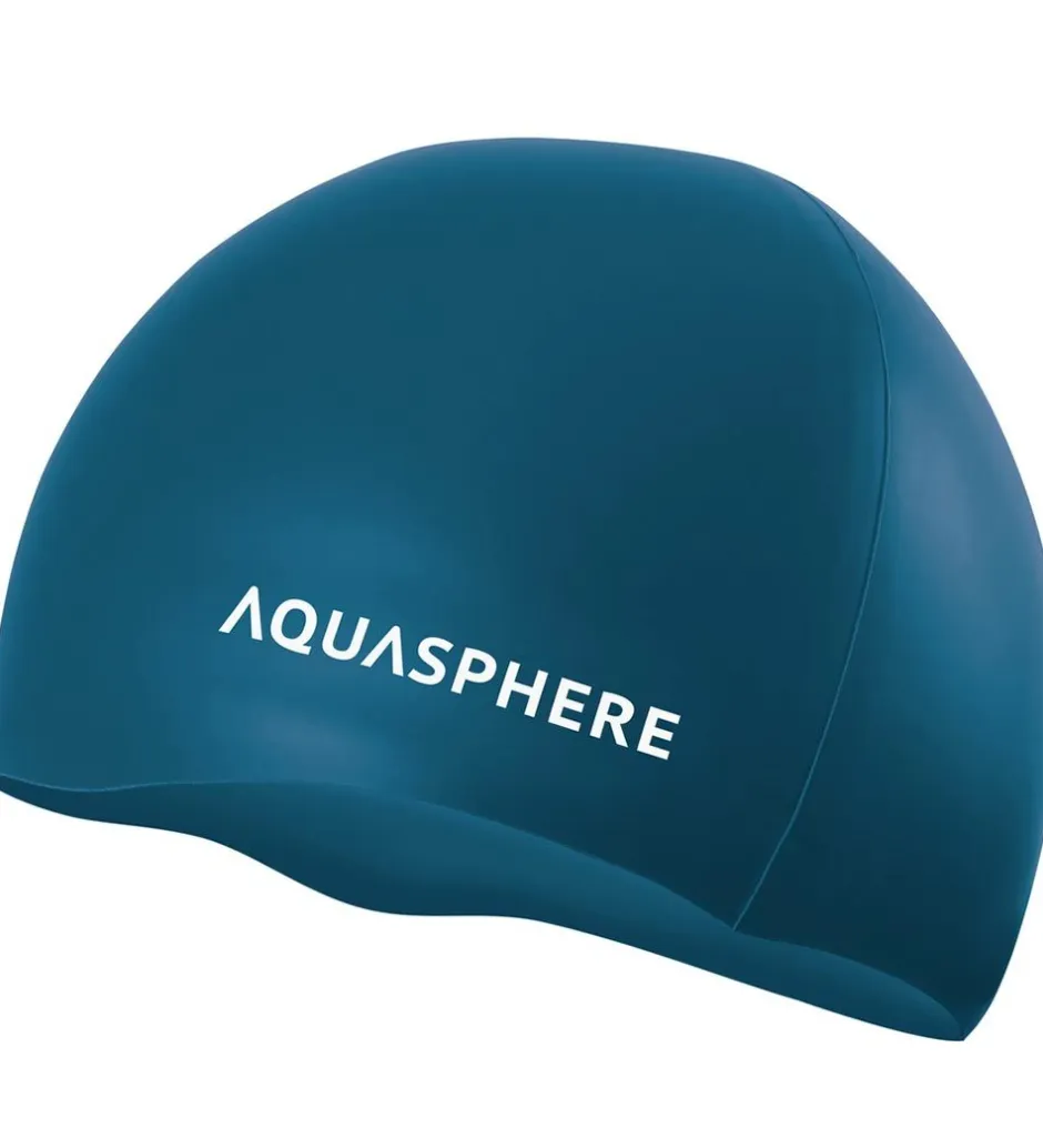 Badehætter*Aqua Sphere Badehætte - Plain Cap - Mørkeblå