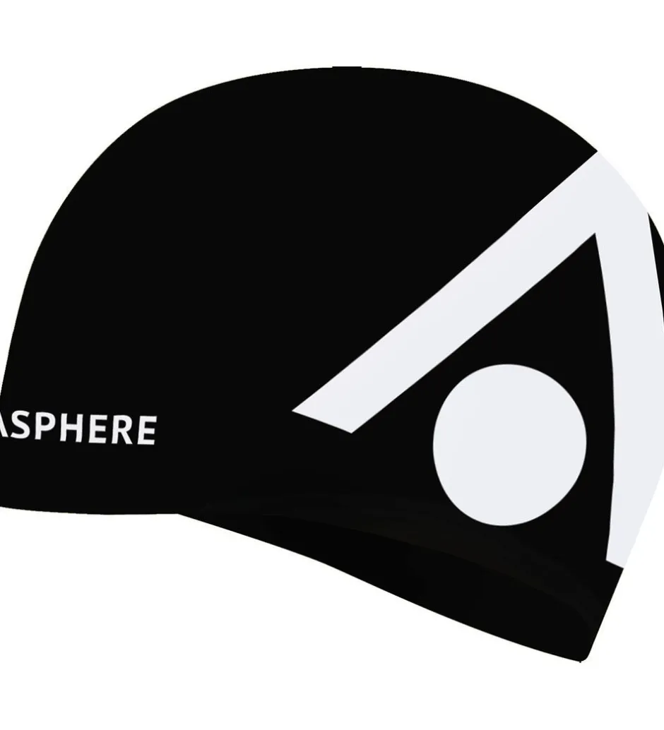 Badehætter*Aqua Sphere Badehætte - Tri Cap - Black White