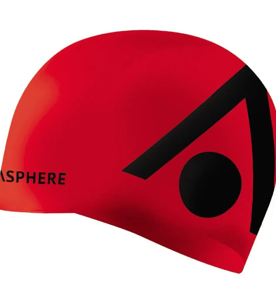 Badehætter*Aqua Sphere Badehætte - Tri Cap - Red Black