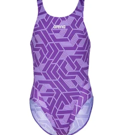Svømmetøj|Svømning*Arena Badedragt - Escape - Sort/Team Purple