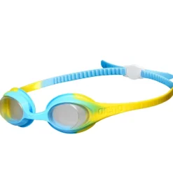 Svømmebriller*Arena Svømmebriller - Spider Kids - Clear Yellow/Lightblue