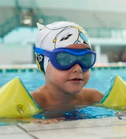 Svømmebriller*Arena Svømmebriller - Spider Kids Mask - Light Blue/Blue