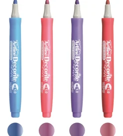 Artline Tuscher - Decorite Brush - 4 stk. - Contemporary Metalli