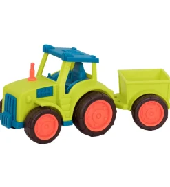 Traktorer*B. toys Bil - Happy Cruisers - 30 cm - Traktor m. Trailer
