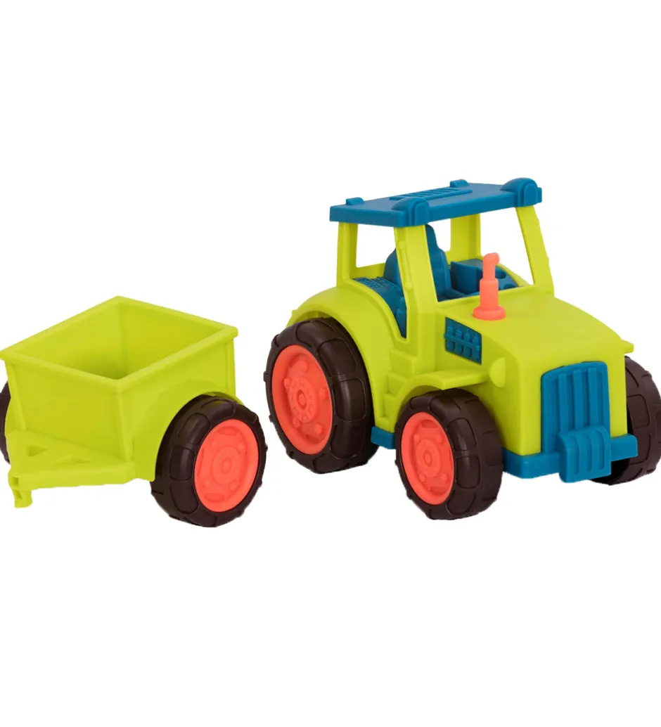 Traktorer*B. toys Bil - Happy Cruisers - 30 cm - Traktor m. Trailer