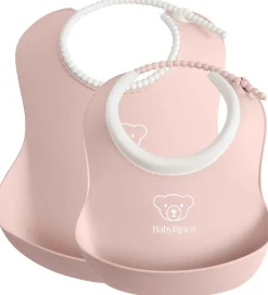Hagesmække*BabyBjörn Hagesmække - 2-pak - Lyserød