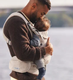 Opbevaring|Bæreseler &Amp; Vikler*BabyBjörn Lommer til Bæresele - Vævet Melange - Lys Beige