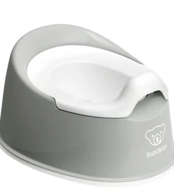Potter Og Toilethjælp*BabyBjörn Potte - Grå/Hvid