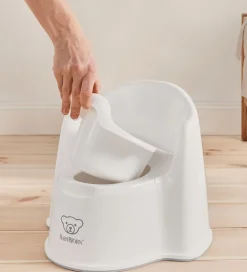 Potter Og Toilethjælp*BabyBjörn Pottestol - Hvid/Grå