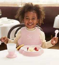 Spisesæt*BabyBjörn Spisesæt - 5 Dele - Lyserød