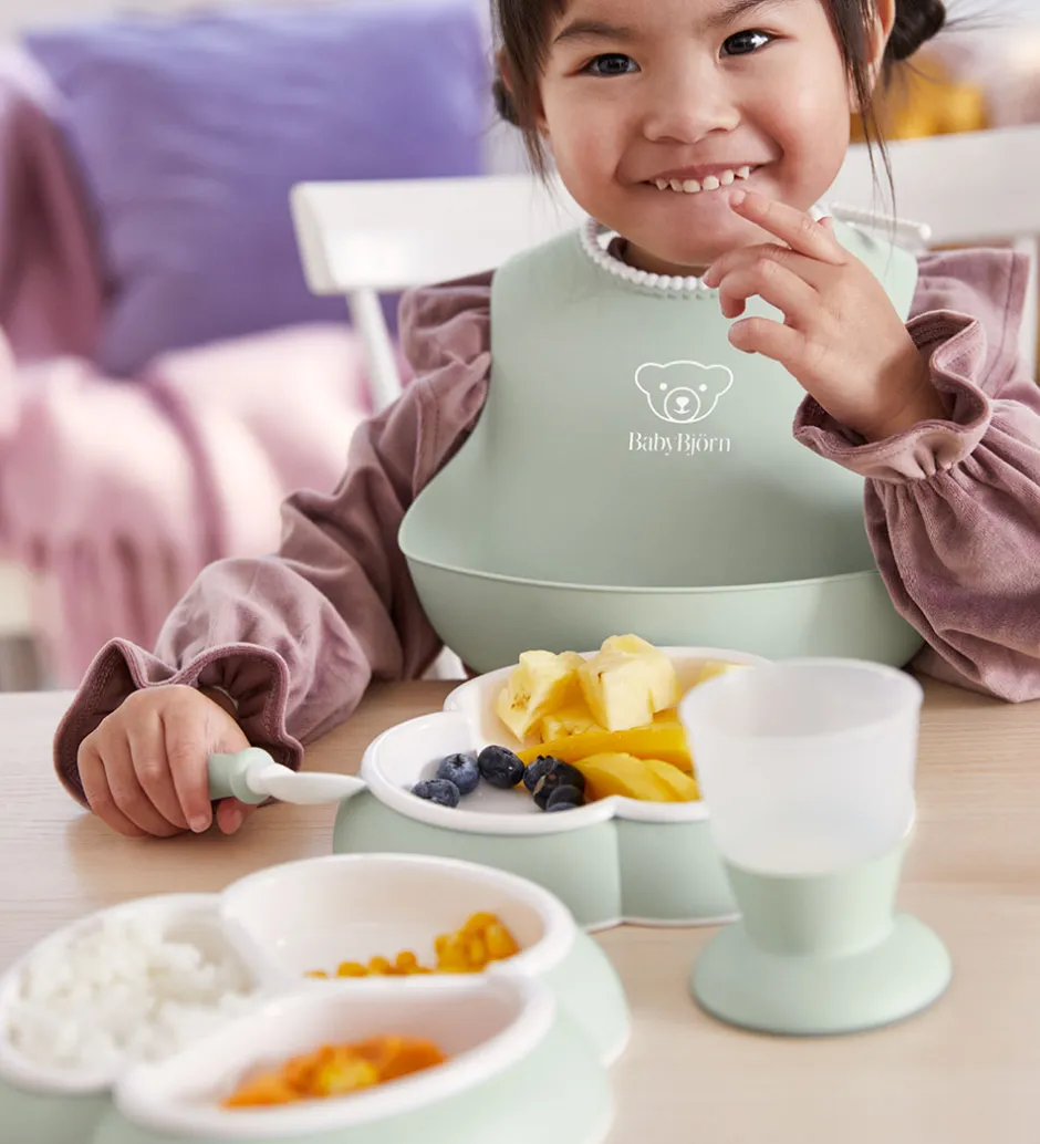 Børn BabyBjörn Spisesæt - 8 Dele - Pastelgrøn