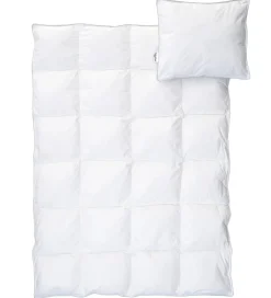 Hovedpuder|Hovedpuder*BabyDan Dyne/Pude - Junior - 40x45/100x140 - Microfiber - Hvid