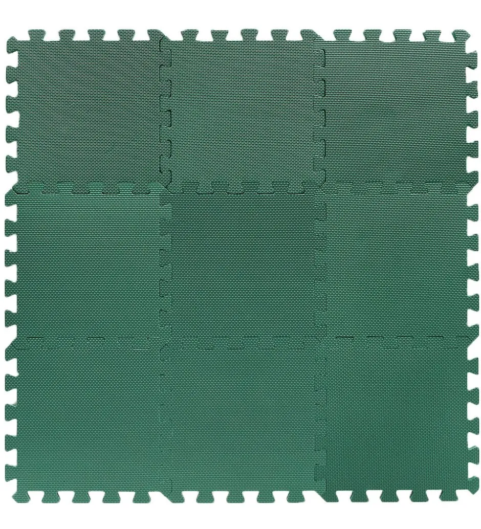 Legetæpper Og Legegulve*BabyDan Legegulv - 90x90 cm - Grøn