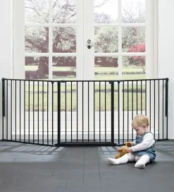 Børnegitre*BabyDan Sikkerhedsgitter - Flex L - 146-223 cm - Sort