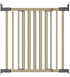 Børn BabyDan Sikkerhedsgitter - Flexi Fit Wood Deluxe - Nature