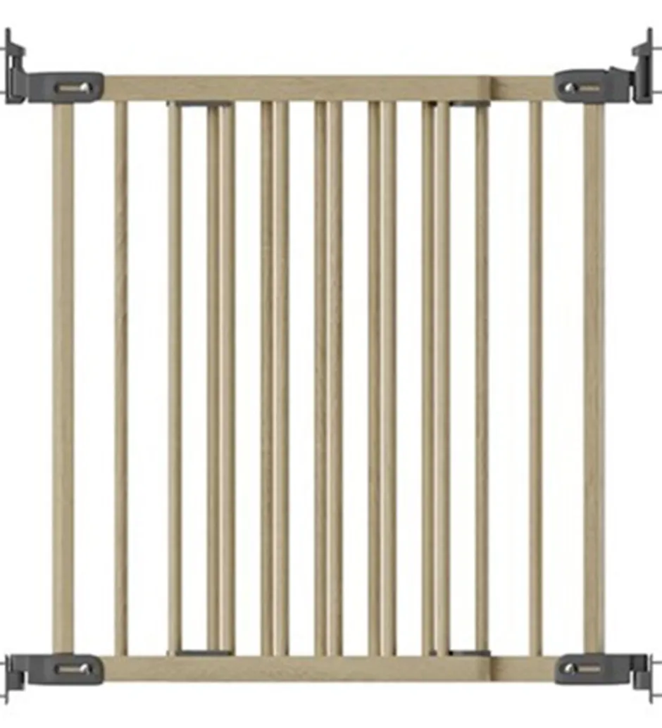 Børn BabyDan Sikkerhedsgitter - Flexi Fit Wood Deluxe - Nature