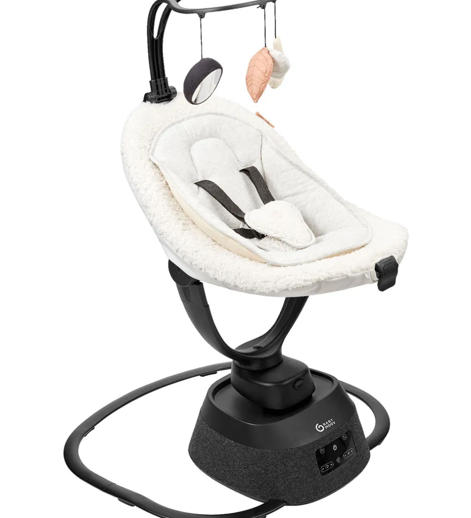 Stole*Babymoov Skråstol - Swoon Evolution - 63x69x93 cm - Curl White