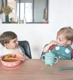 Spisesæt*Babymoov Spisesæt - 4 Dele - Learn'isy - Rose m. Print