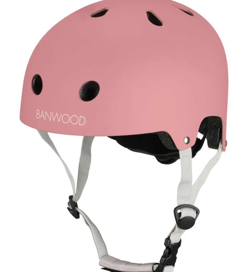 Børn Banwood Cykelhjelm - Eco - Raspberry