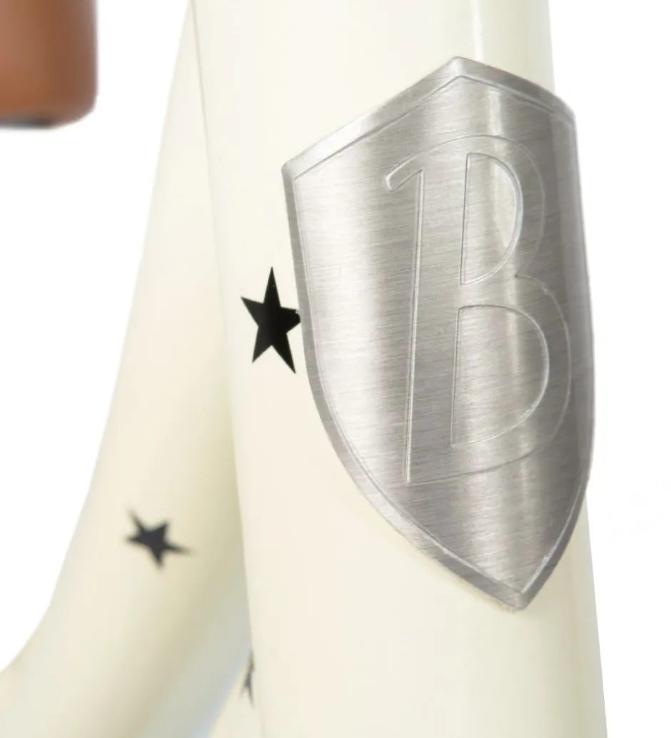 Banwood Løbecykel - First Go! - Creme m. Stjerner