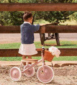 Løbecykler*Banwood Trehjulet Cykel - Trike - 3-6 År - Dustypink