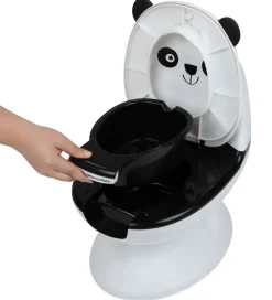 Potter Og Toilethjælp*Bebeconfort Toilet - Mini - Hvid/Sort m. Panda