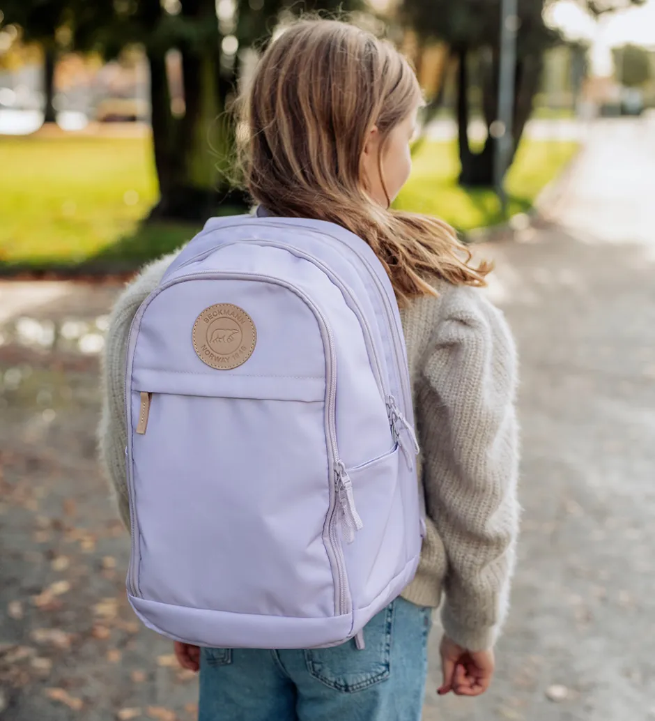 Skoletasker*Beckmann Skoletaske - Urban Midi - Light Purple
