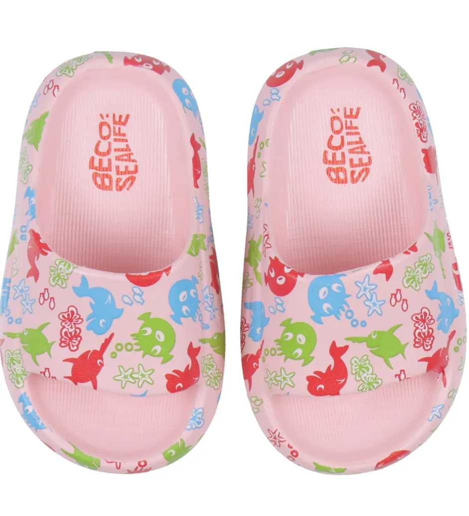 Badesandaler*BECO Badesandaler - Sealife - Pink