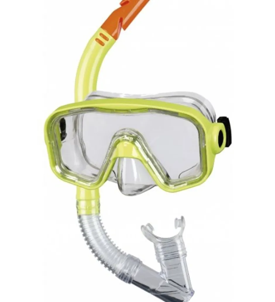 Svømmebriller|Dykkermasker*BECO Snorkelsæt - Bahia 12+ - Limegrøn