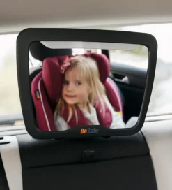 Spejle*BeSafe Babyspejl m. Lys - Baby Mirror XL2 - Sort